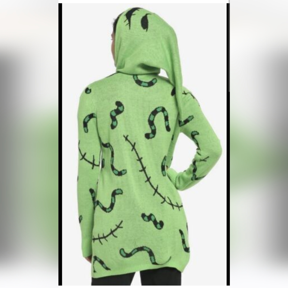 DISNEY THE NIGHTMARE BEFORE CHRISTMAS HOODED CARDIGAN 4 4X 26 - Picture 4 of 5